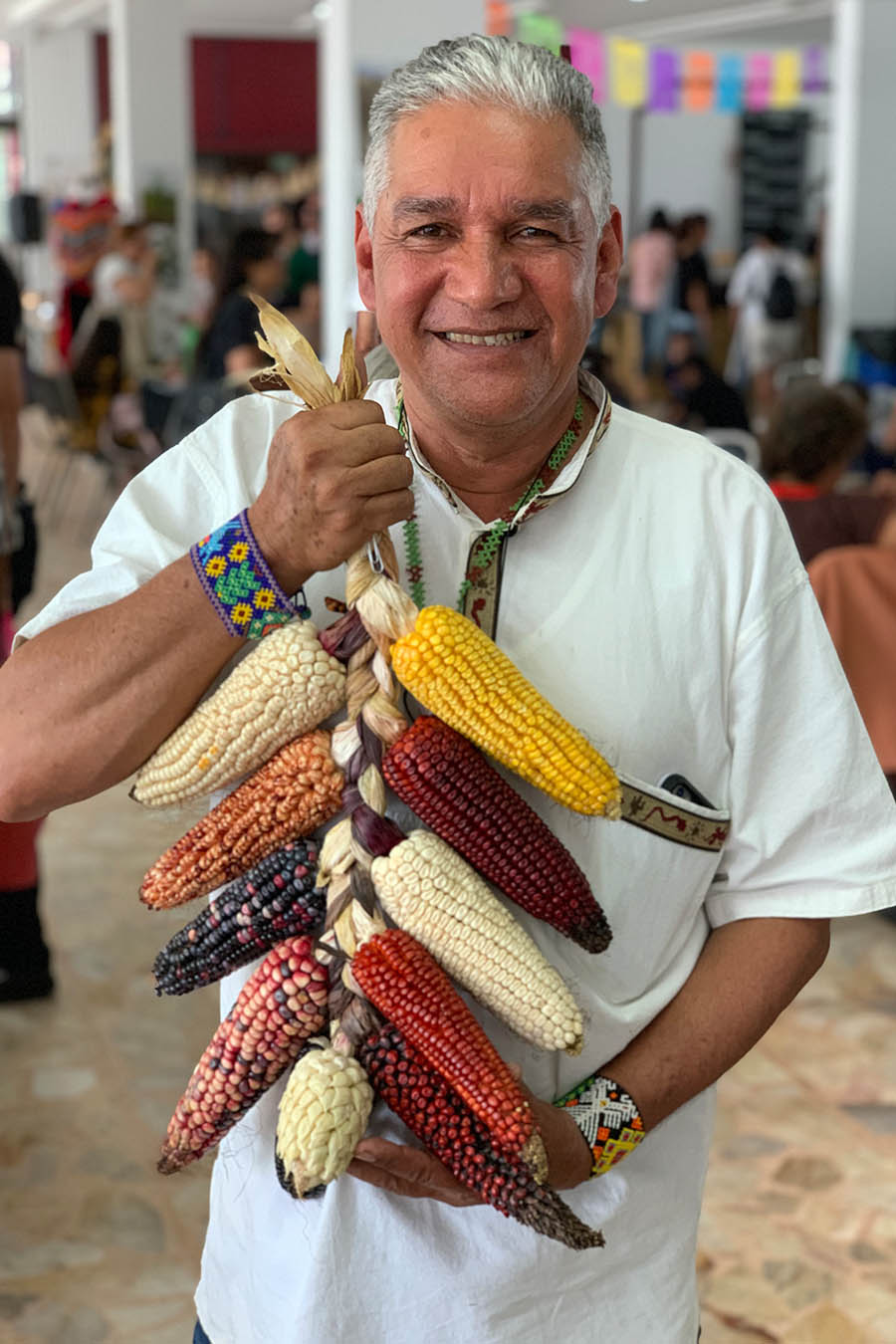 Gilberto González maiz criollo de nayarit pinole harina de maiz tostado
