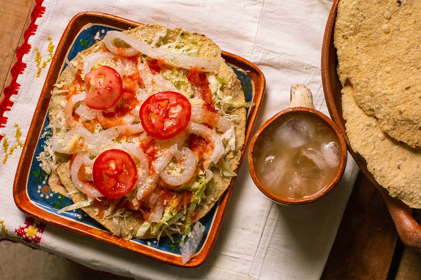tostadas mexicanas tejuino tostadas raspadas mujeres del maiz Jalisco