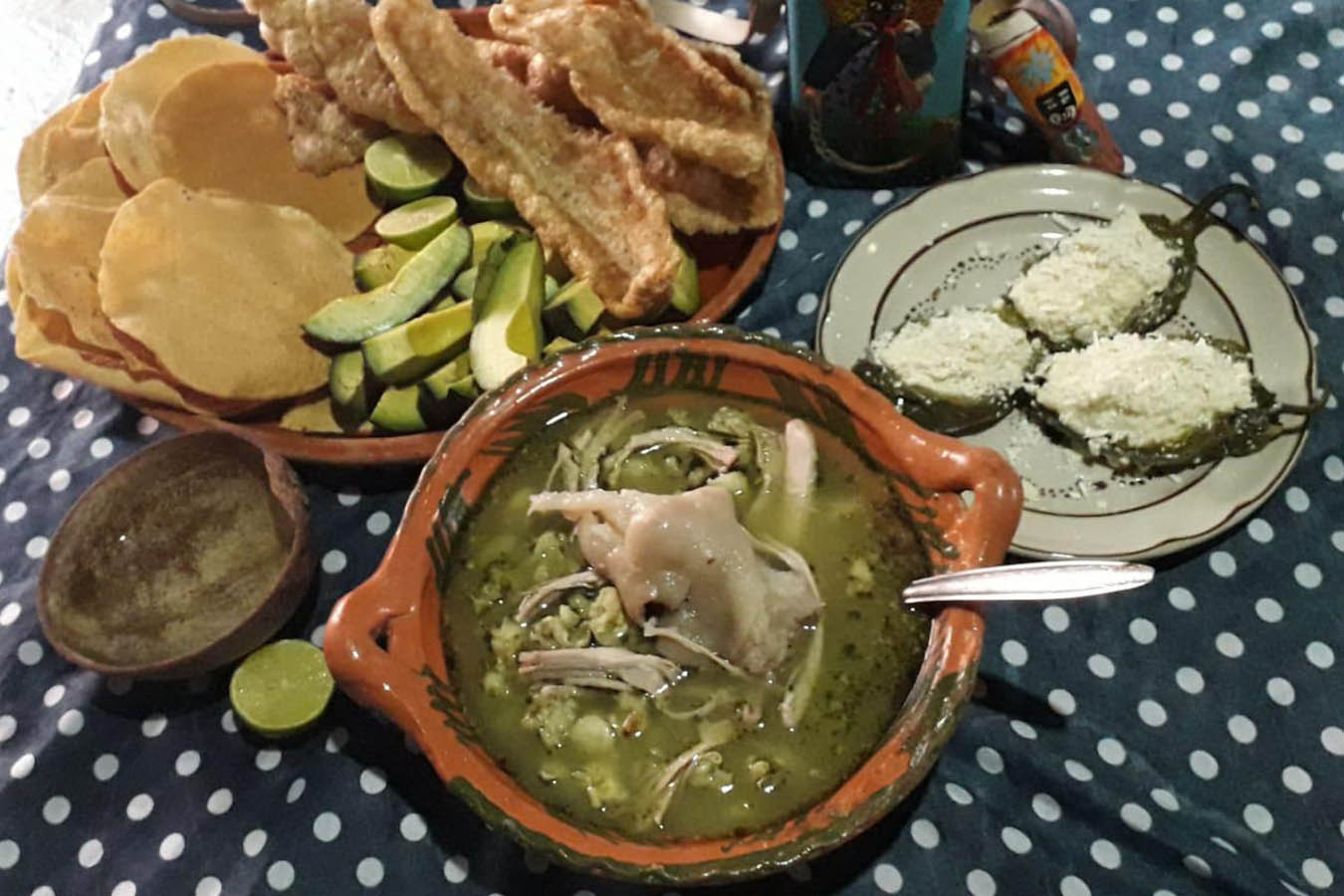 receta de pozole verde de guerrero casa tixtla Luzmy del Carmen