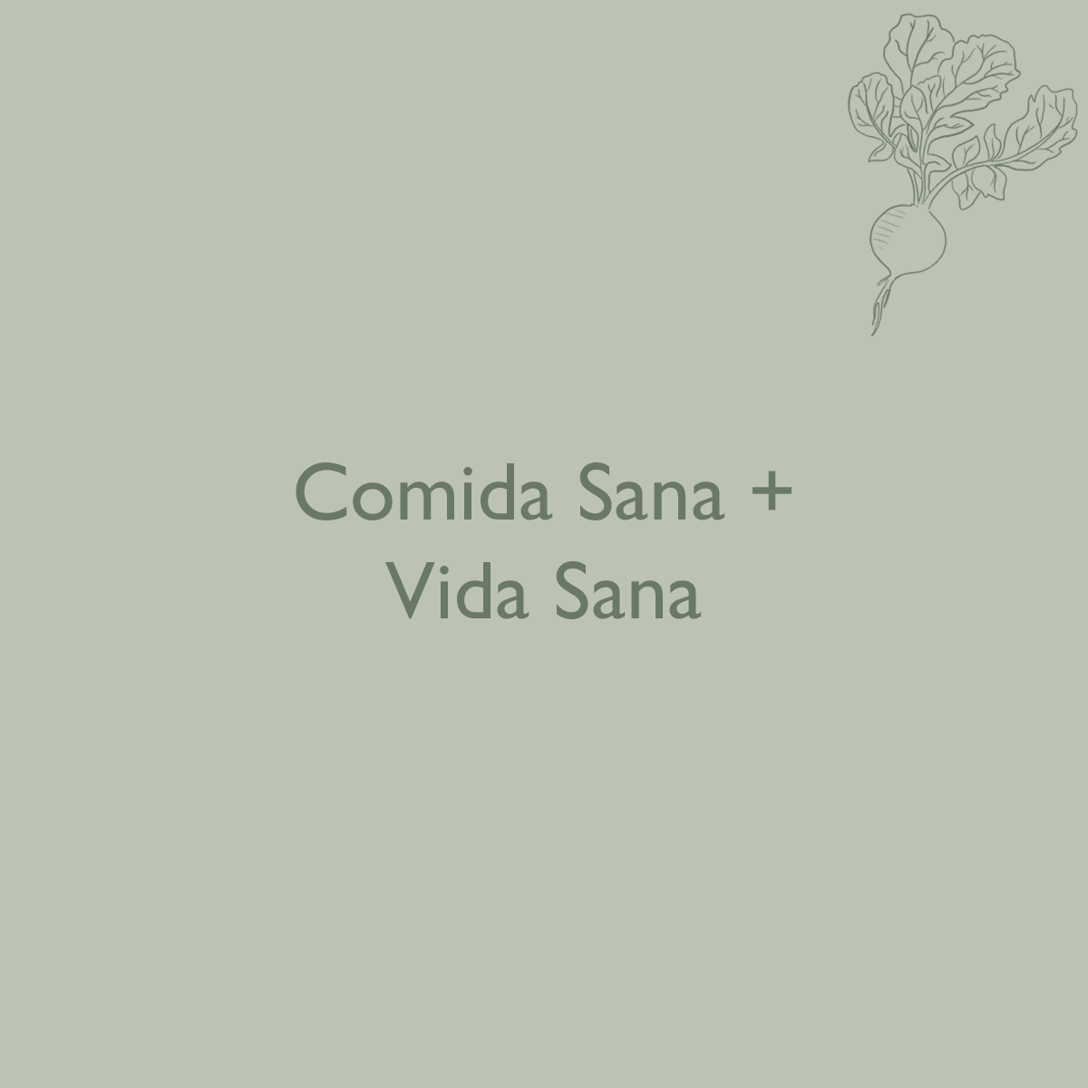 Comida Sana + Vida Sana